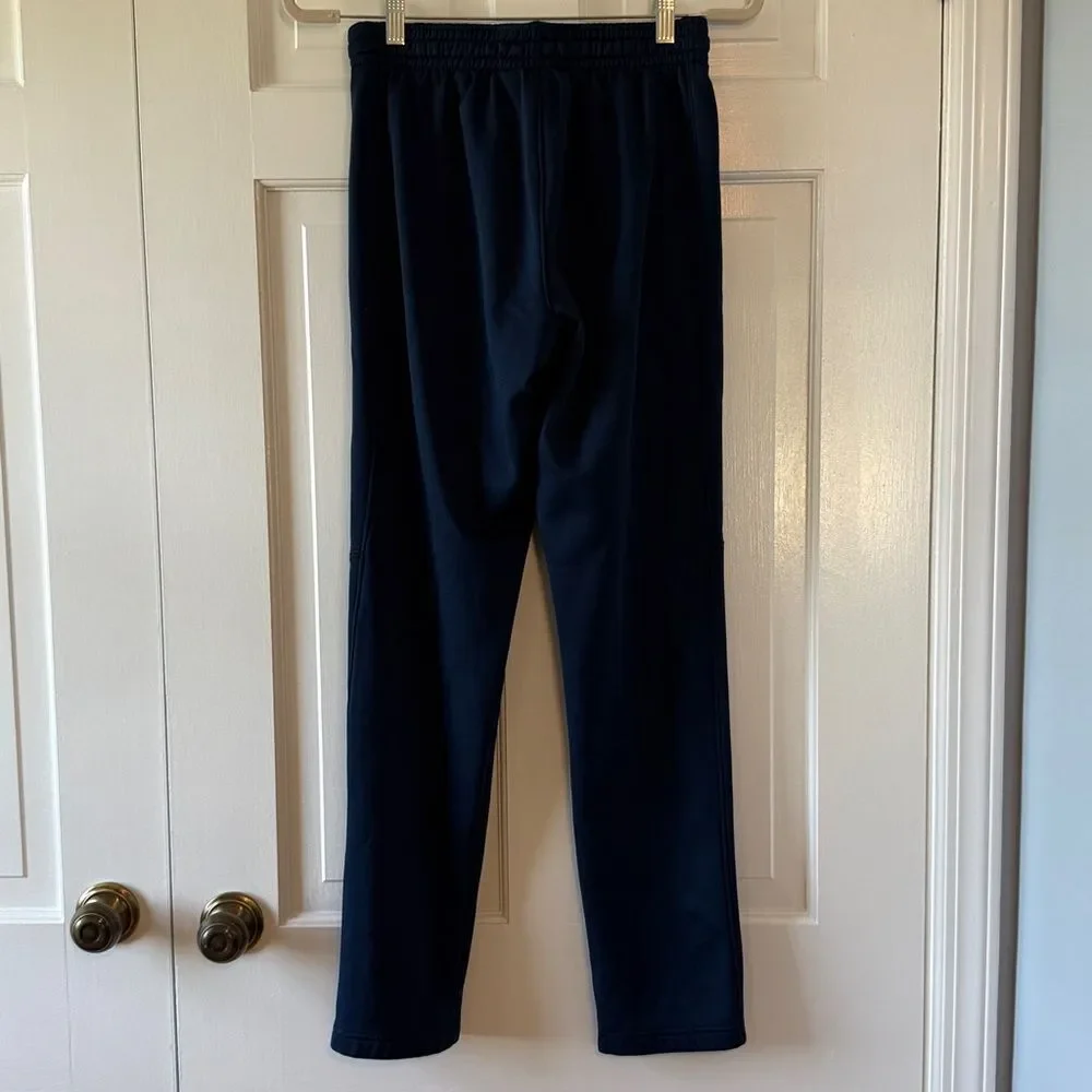UNDER ARMOUR NAVY BLUE ELASTIC WAIST PULL ON JOGGER SWEATPANTS MEN'S SIZE SMALL